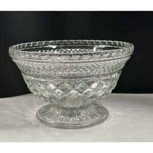 Vintage Wexford Candy Dish Bowl by Anchor Hocking 6 5/8 inch Footed